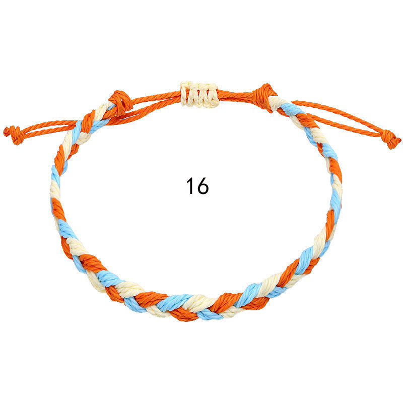 Women's & Men's Creative Handmade Braided Rope Bohemian Twist Bracelet