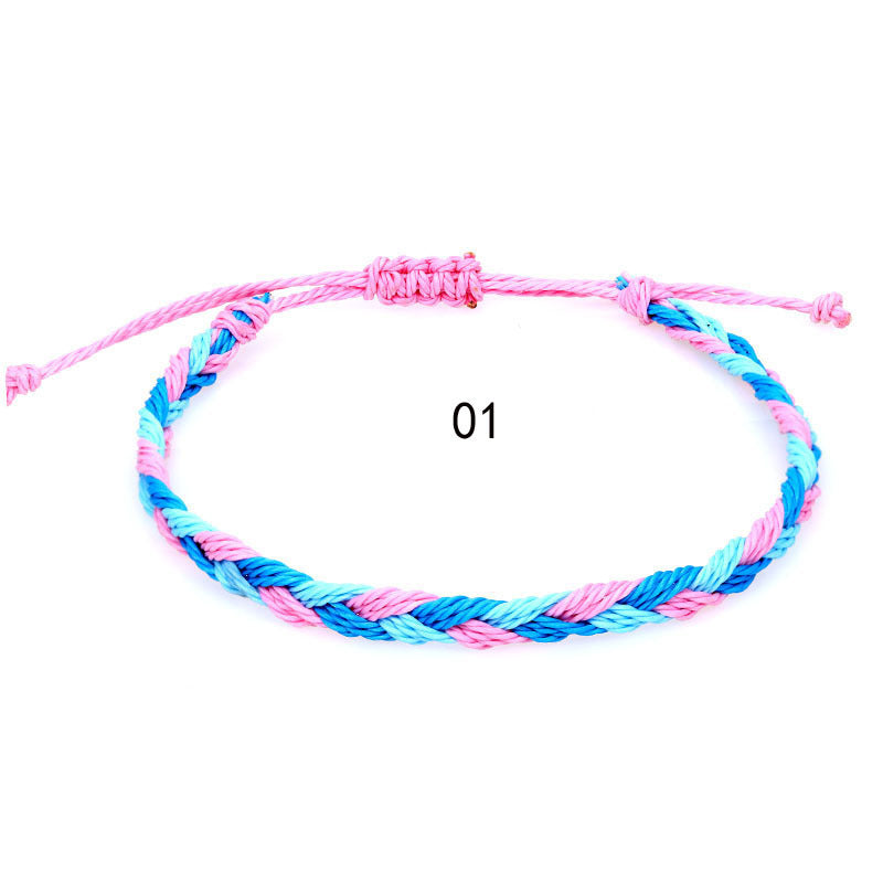 Women's & Men's Creative Handmade Braided Rope Bohemian Twist Bracelet