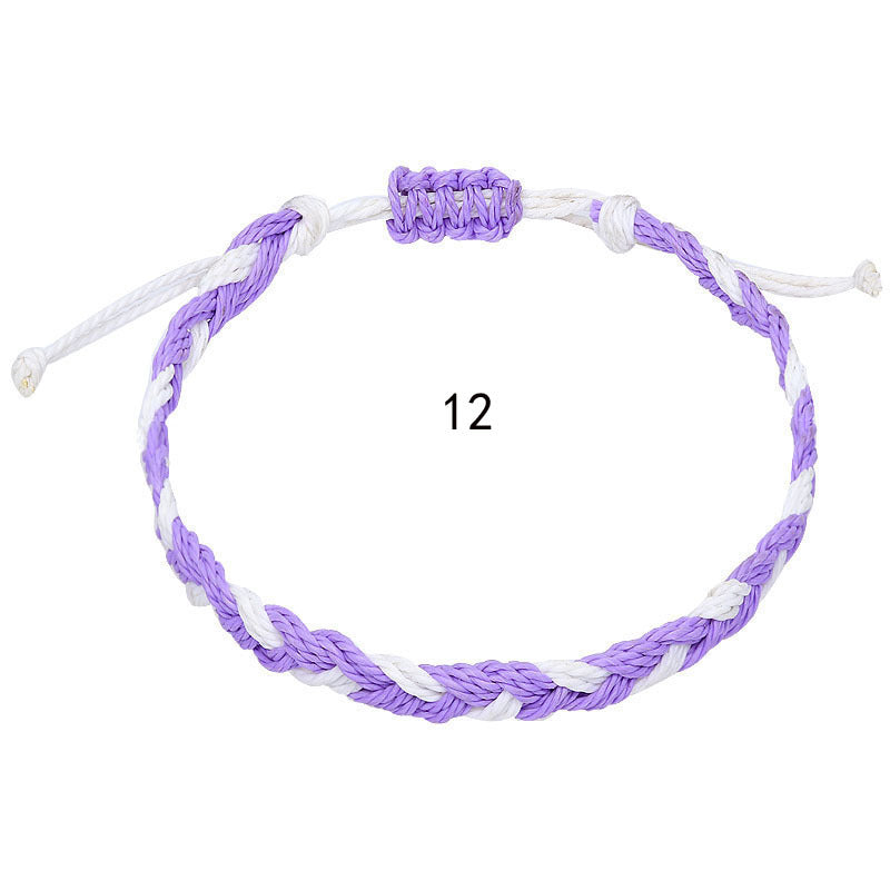 Women's & Men's Creative Handmade Braided Rope Bohemian Twist Bracelet
