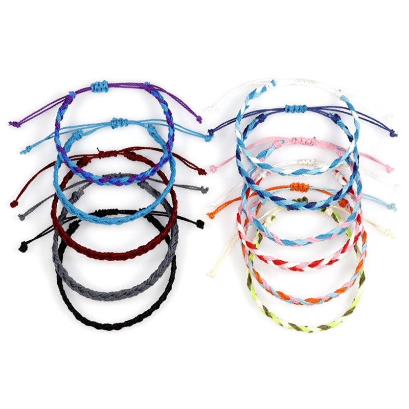 Women's & Men's Creative Handmade Braided Rope Bohemian Twist Bracelet