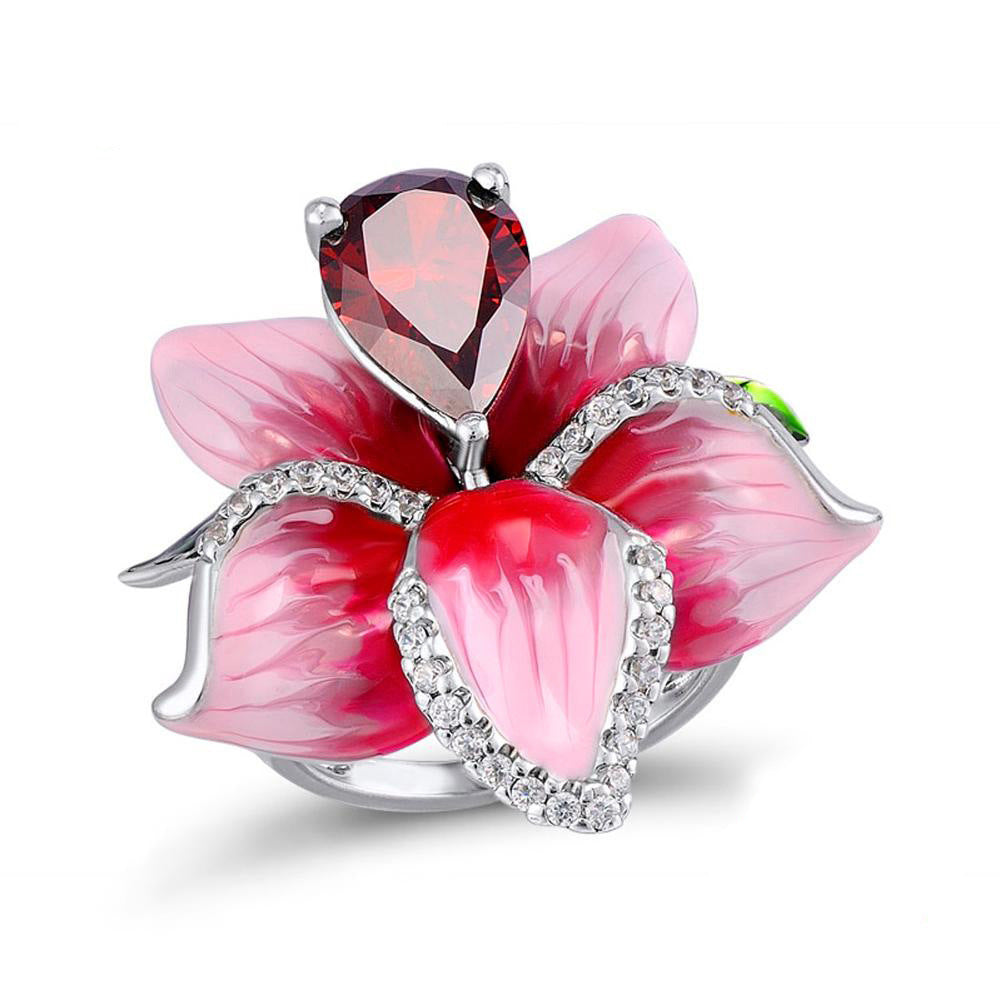 Women's Classic Glamorous Rose Fashion Ornament Rings