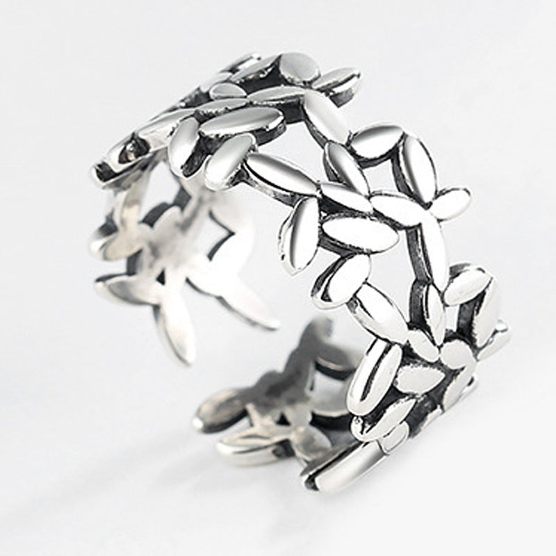 Women's Opening Fresh Temperament Branch Buds Index Ring