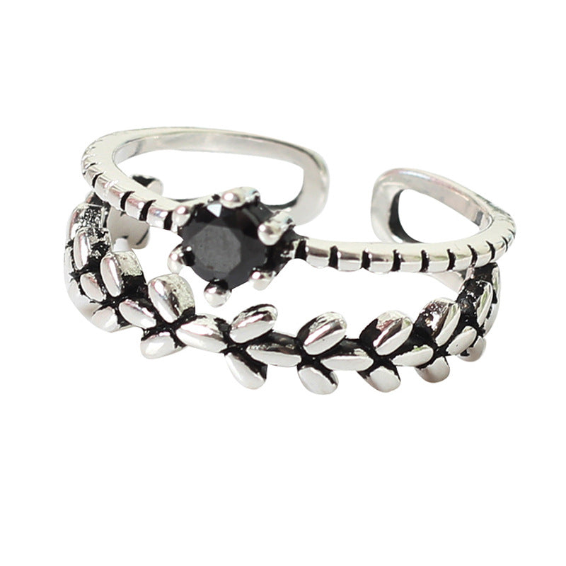 Women's Opening Fresh Temperament Branch Buds Index Ring