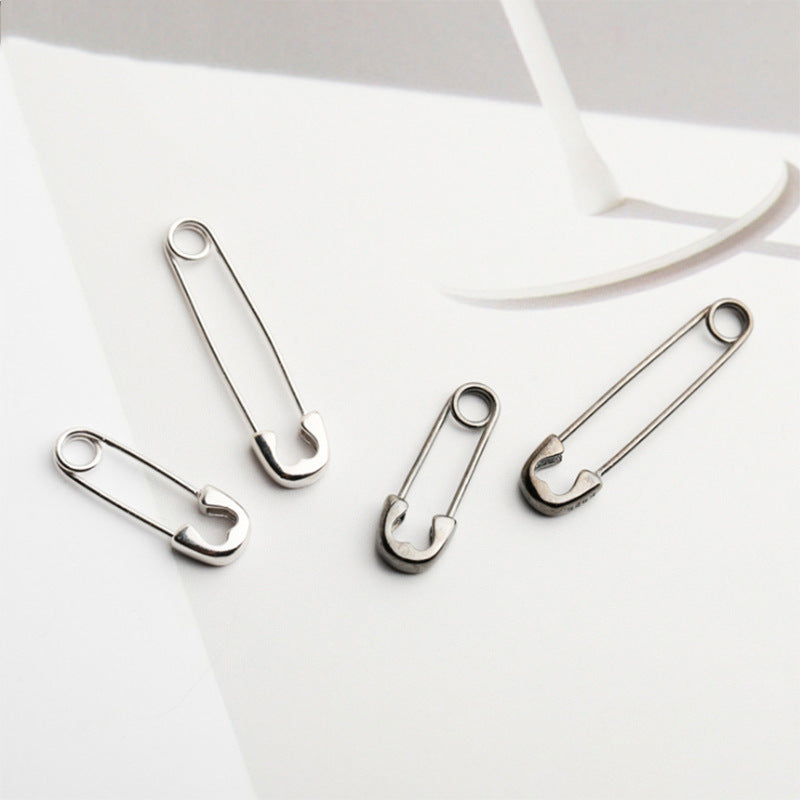 Women's & Men's Sterling Sier Elegant Personalized Pin Korean Earrings