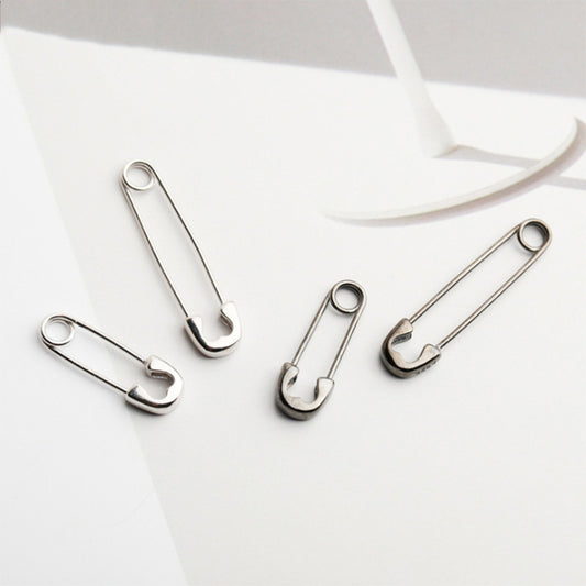 Women's & Men's Sterling Sier Elegant Personalized Pin Korean Earrings