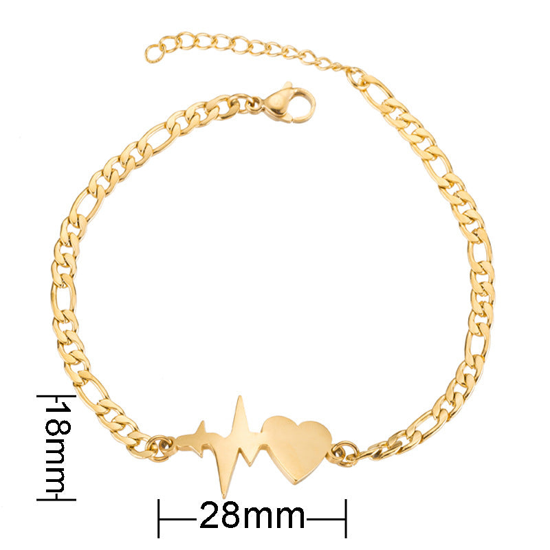 Women's Steel Butterfly Christmas Female Snowflake Elephant Love Bracelets