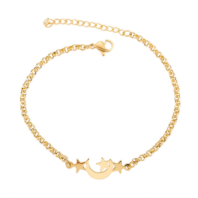 Women's Steel Butterfly Christmas Female Snowflake Elephant Love Bracelets