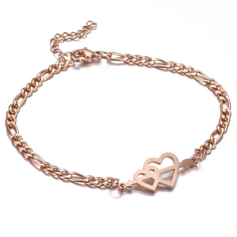 Women's Steel Butterfly Christmas Female Snowflake Elephant Love Bracelets