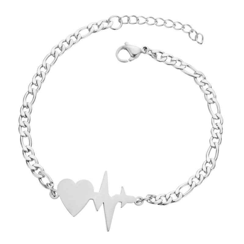 Women's Steel Butterfly Christmas Female Snowflake Elephant Love Bracelets