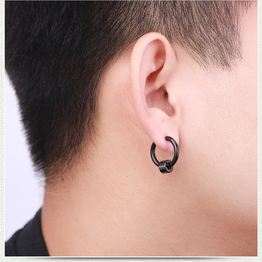 Men's Street Korean Style Personality Hipster Trendy Earrings