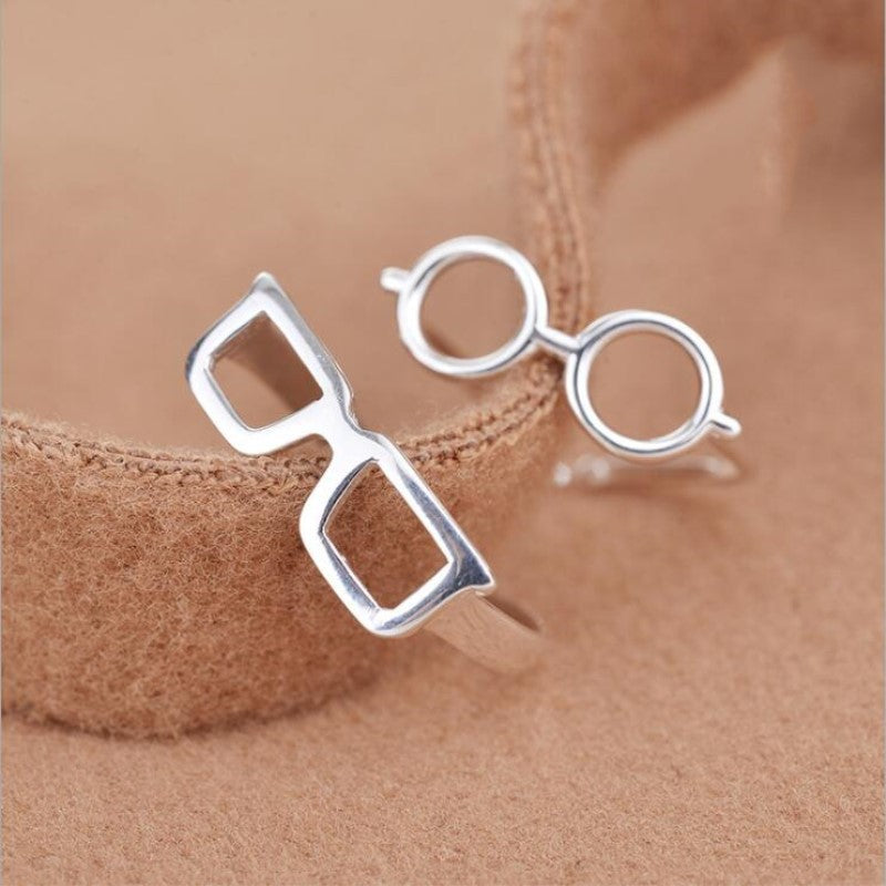 Fashion Simple Artistic Glasses Fresh Creative Ring