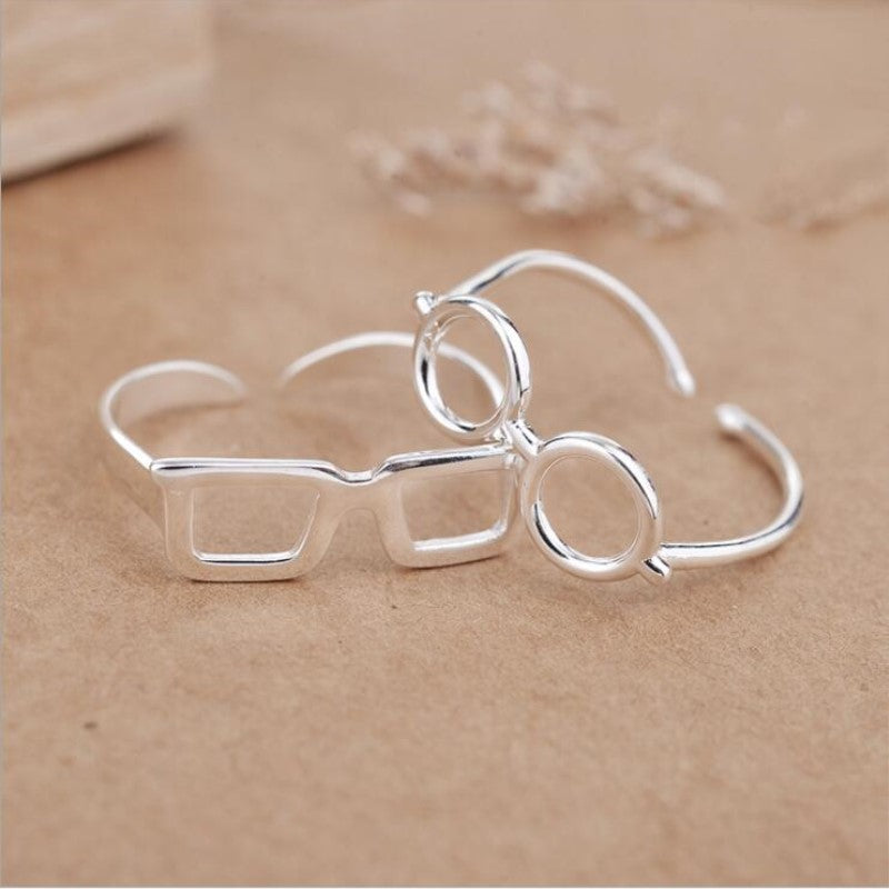 Fashion Simple Artistic Glasses Fresh Creative Ring