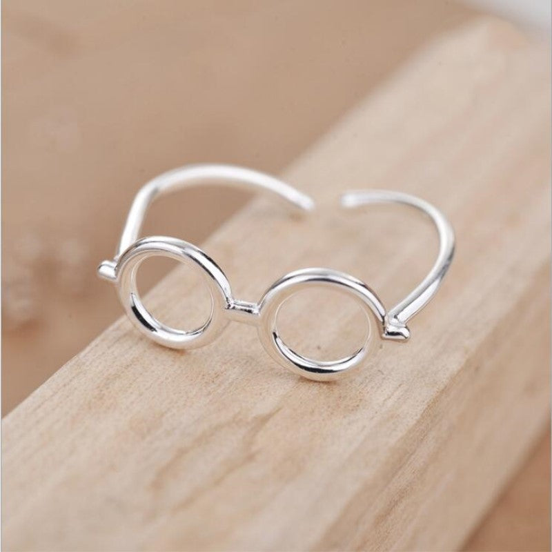 Fashion Simple Artistic Glasses Fresh Creative Ring