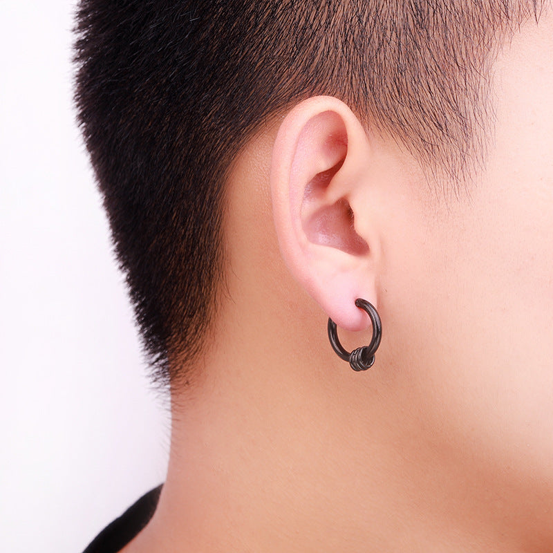 Men's Street Korean Style Personality Hipster Trendy Earrings