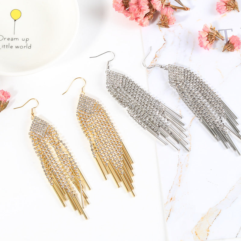 Long Fringe Female Temperament Sexy Light Luxury Ear Hook