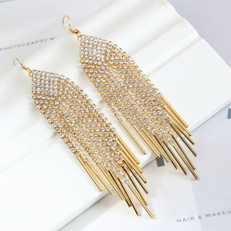 Long Fringe Female Temperament Sexy Light Luxury Ear Hook