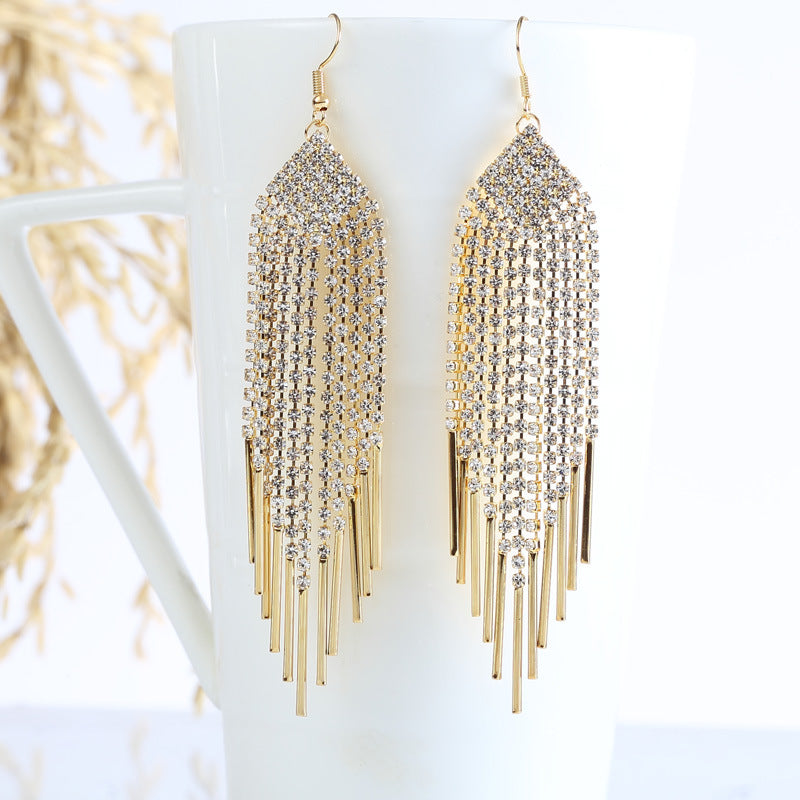 Long Fringe Female Temperament Sexy Light Luxury Ear Hook