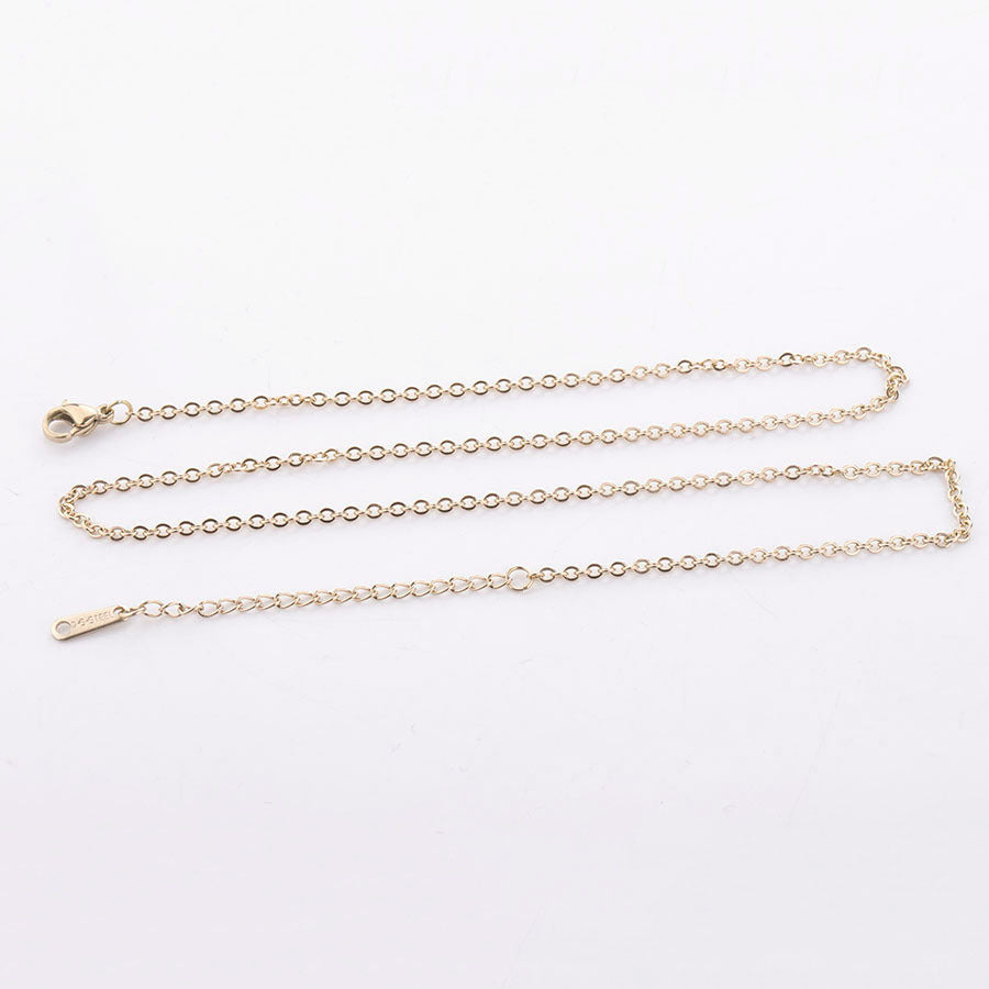 Thin Stainless Steel Chain Long Strip Collar