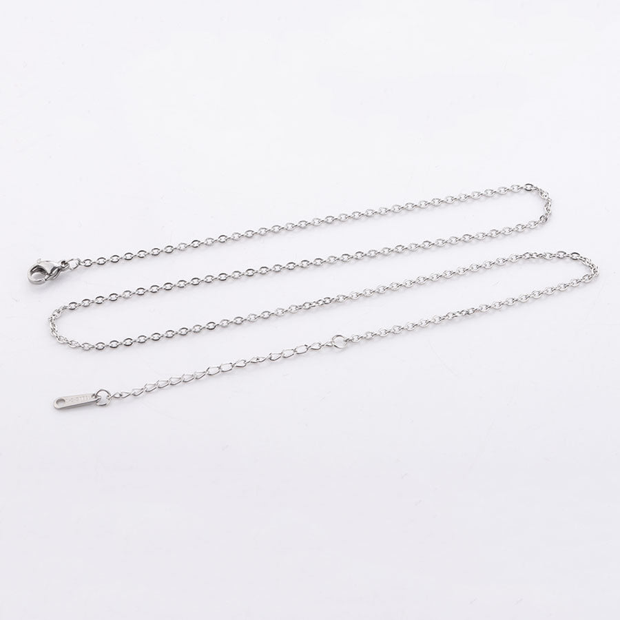 Thin Stainless Steel Chain Long Strip Collar