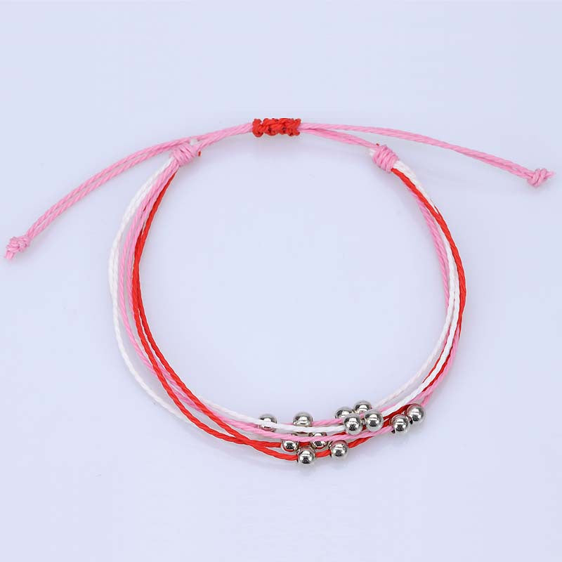 Bohemian Taiwan Wax Line Hand-woven Thread Bracelets