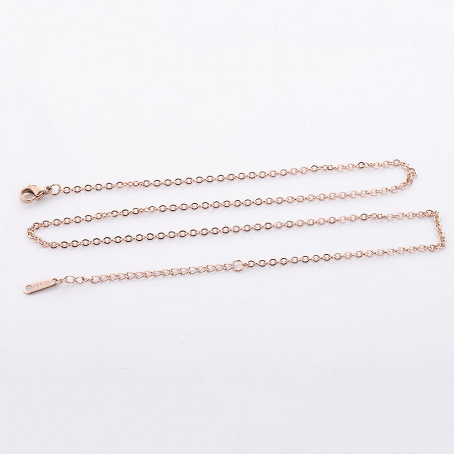 Thin Stainless Steel Chain Long Strip Collar