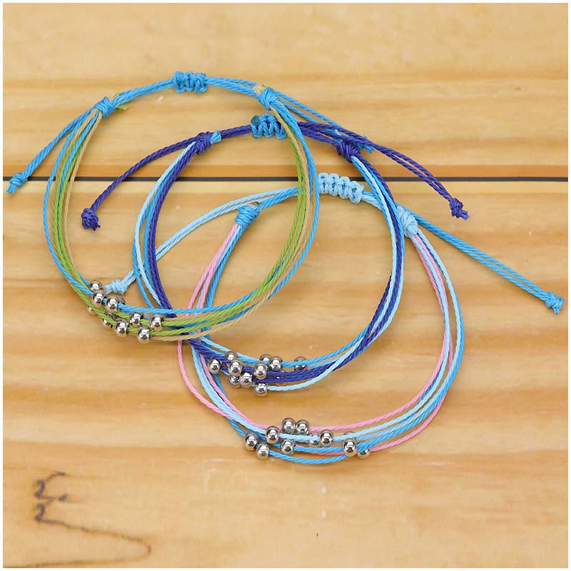 Bohemian Taiwan Wax Line Hand-woven Thread Bracelets