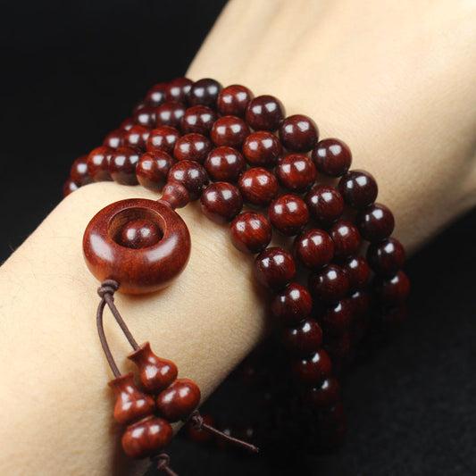 Beads Zambia Pterocarpus Handmade Red Sandalwood Bracelets