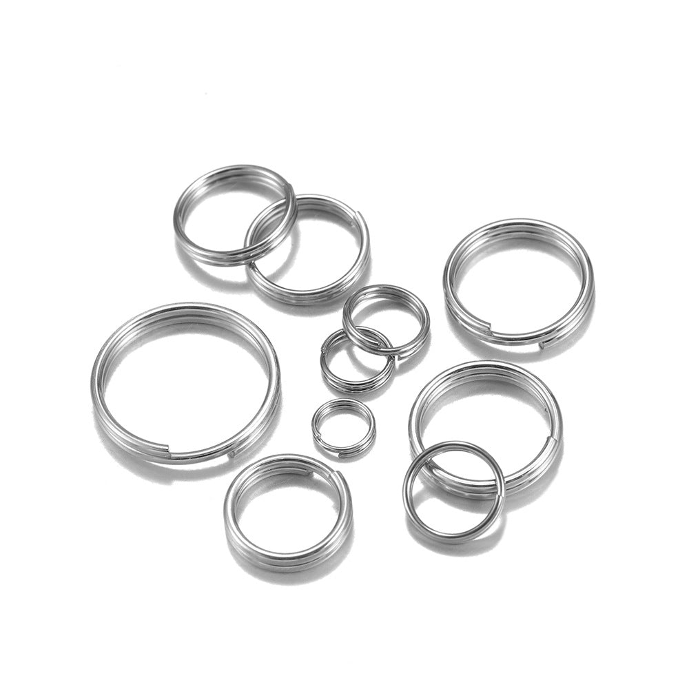 Stainless Steel Double Broken Aperture Layer Jewelry Accessories
