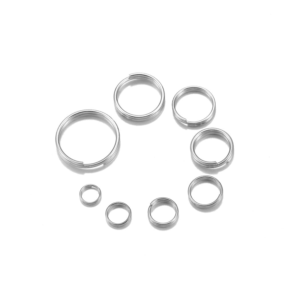 Stainless Steel Double Broken Aperture Layer Jewelry Accessories