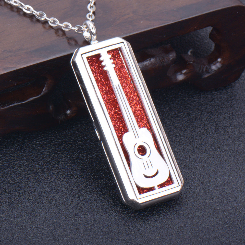 Stainless Steel Rectangular Essential Oil Open Long Necklaces
