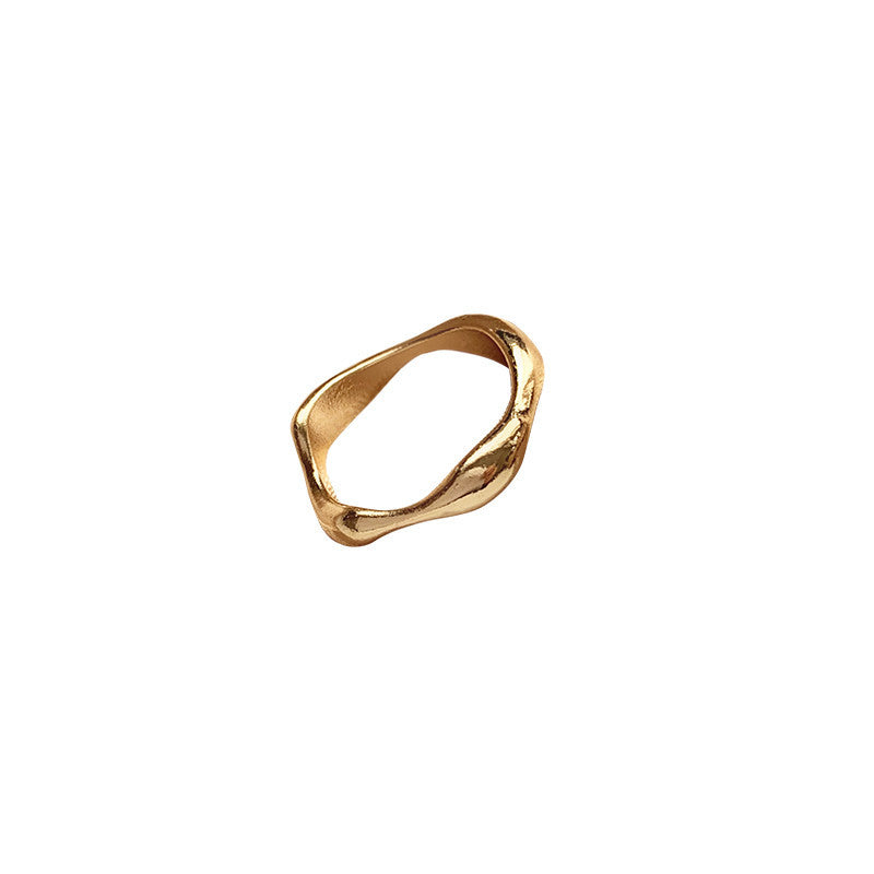 Women's Retro Wave Simple Graceful Index Finger Rings