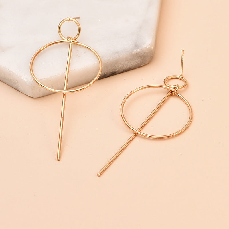 Fashion Fashionmonger Simple Round Circle Geometric Earrings