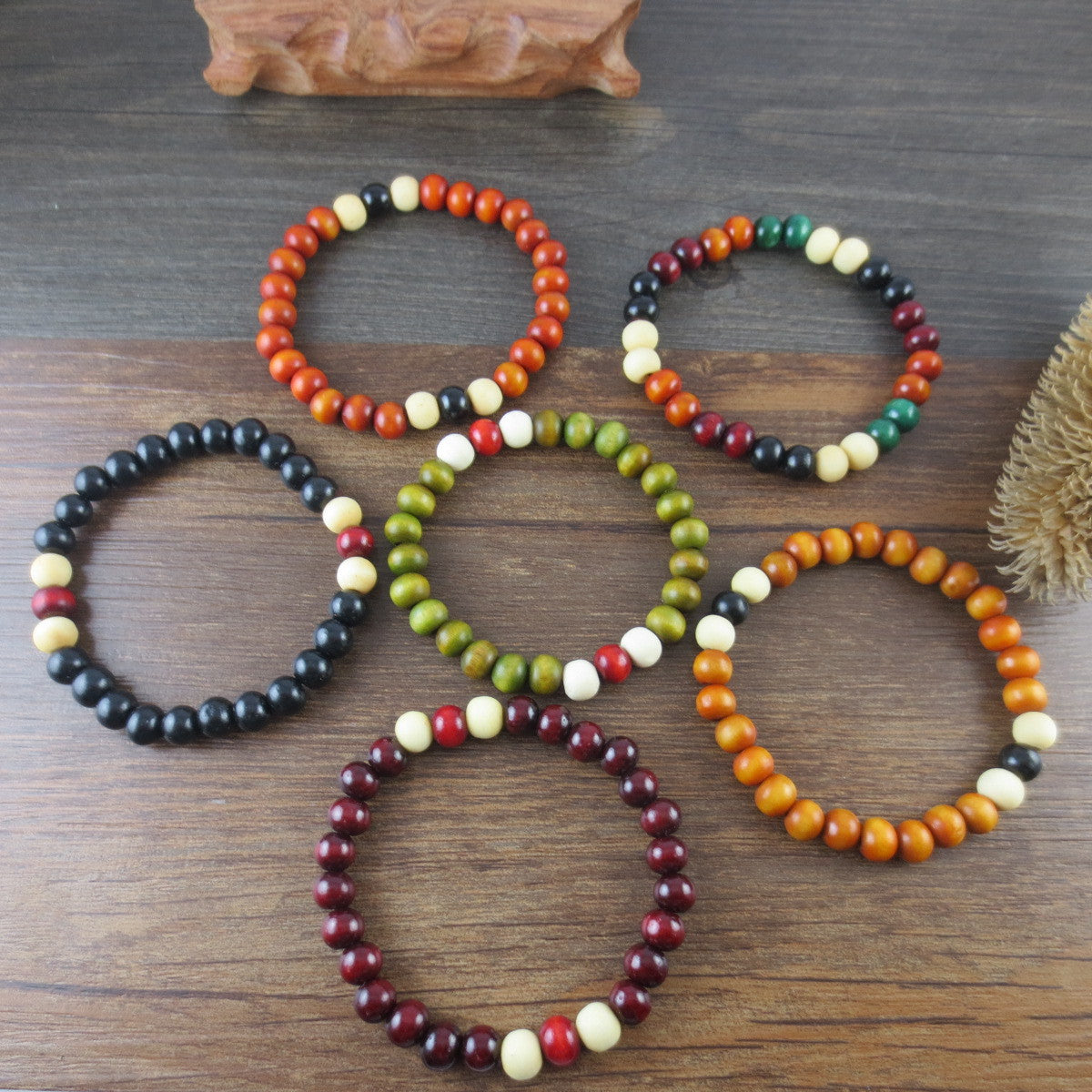 Rosewood Buddha Beads Rosary Stall Imitation Sandalwood Bracelet