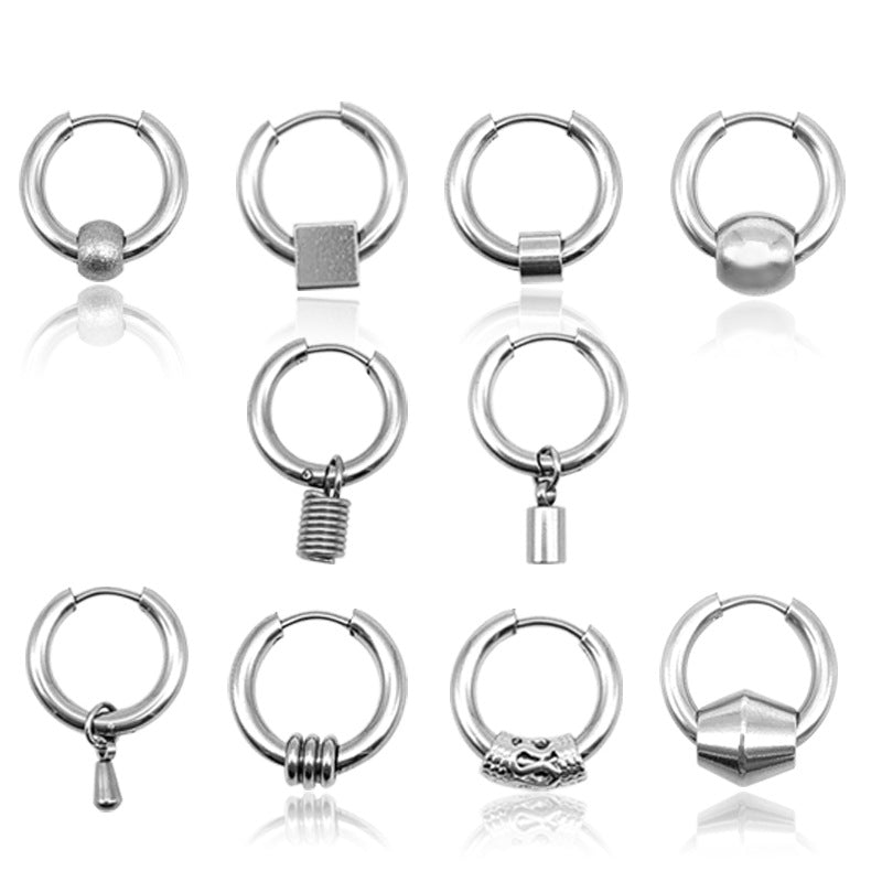Men's Street Korean Style Ear Clip Popular Earrings