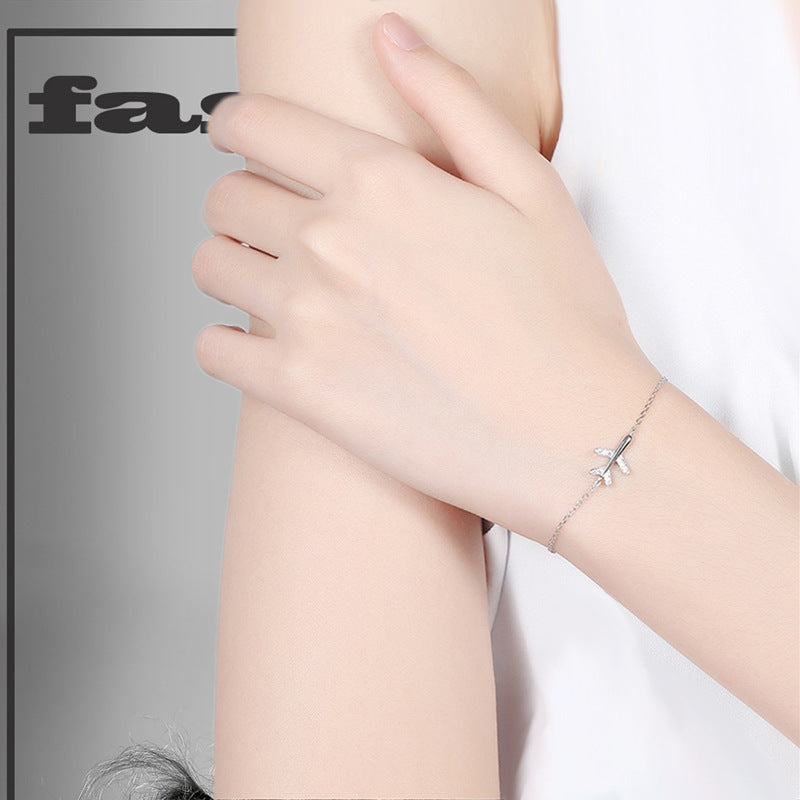 Korean Style Simple Personality Affordable Luxury Smart Creative Inlaid Bracelet