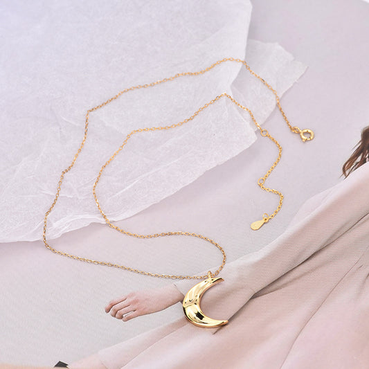 Korean Style Elegant Moon Fashionable Clavicle Pendants