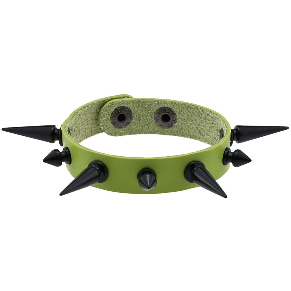 Women's & Men's Exaggerated Personalized Wristband Tapered Pointed Rivet Bracelets
