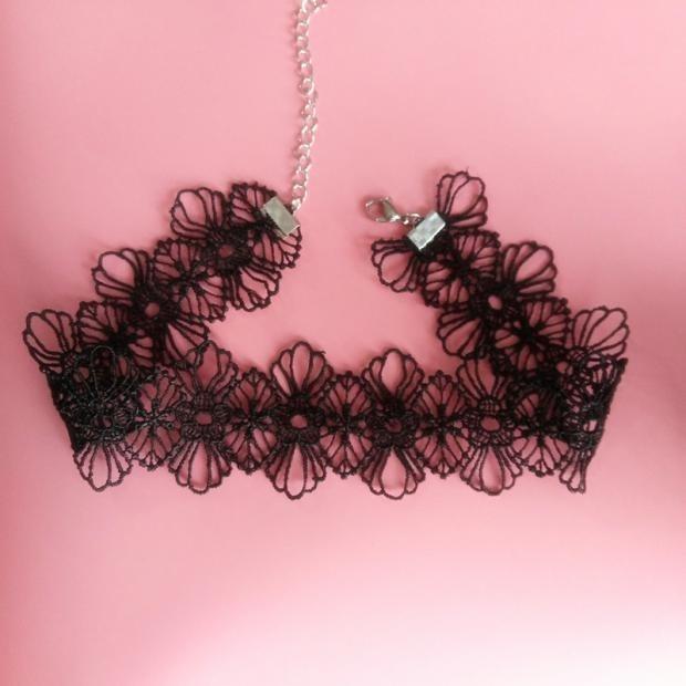 Casual Charming Three-dimensional Flower Neck Rose Necklaces