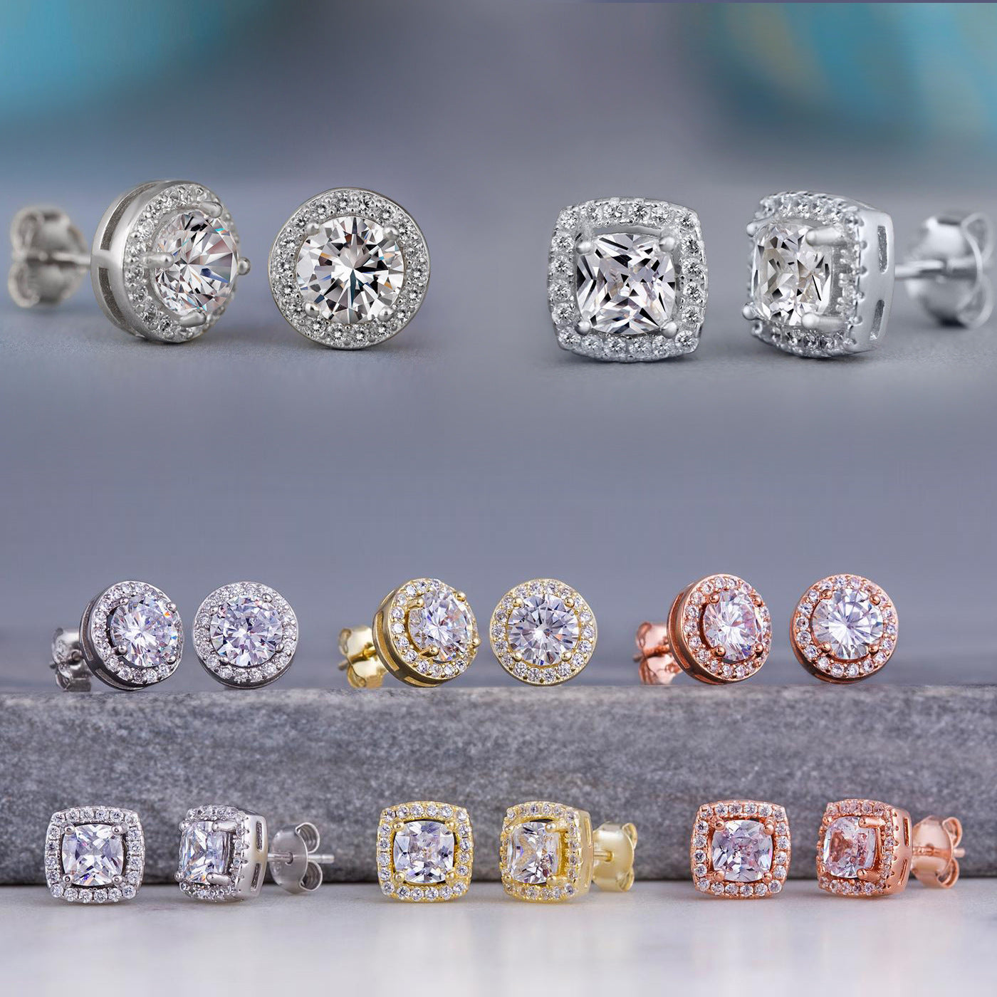 Women's Fashion Personality Ear Creative Zircon Rings