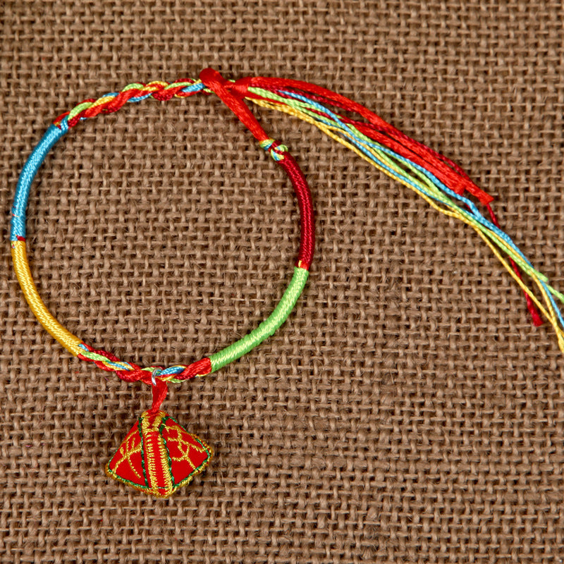 Boat Festival Colorful Rope Hand-woven Tiger Head Bracelets