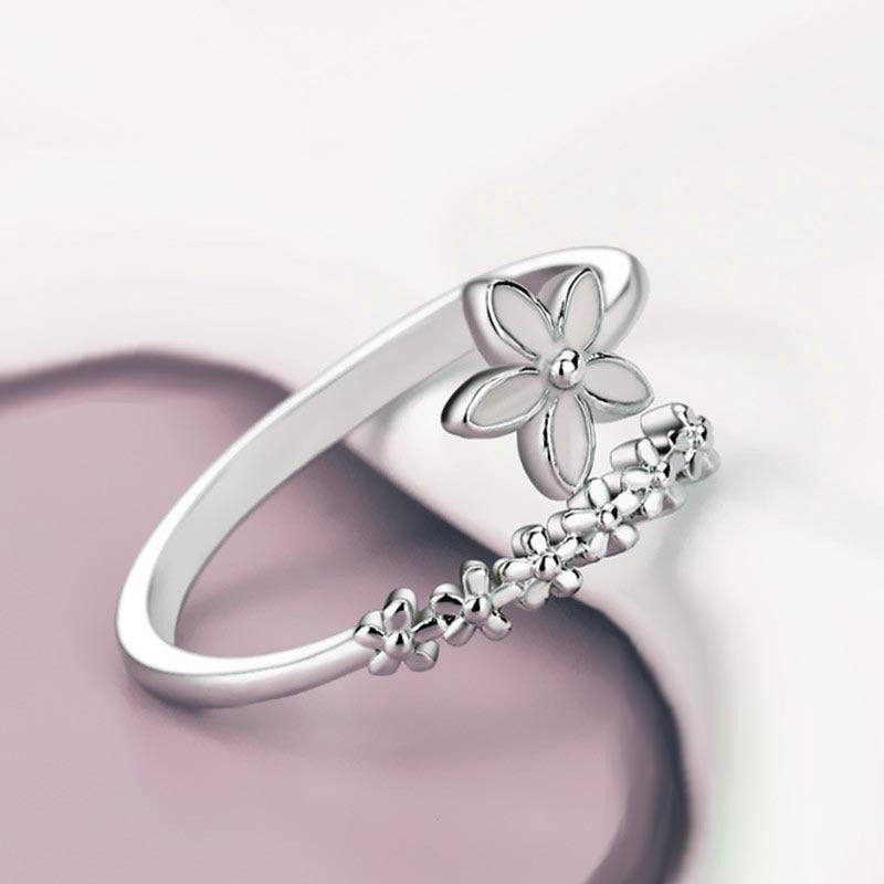 Women's Opening Fresh Temperament Branch Buds Index Ring