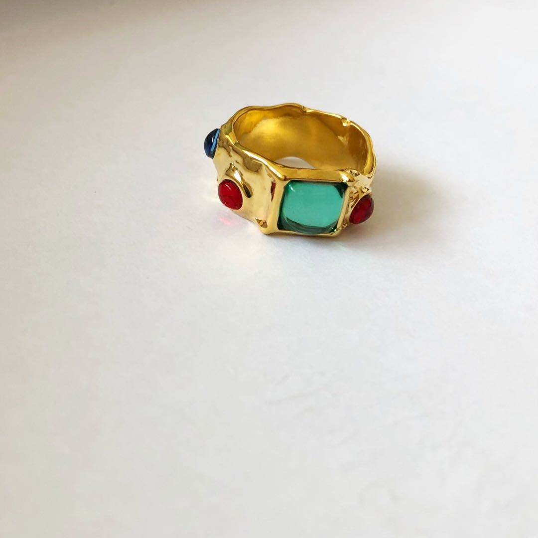 Women's Niche Retro Fashion Brass Gold-plated For Rings