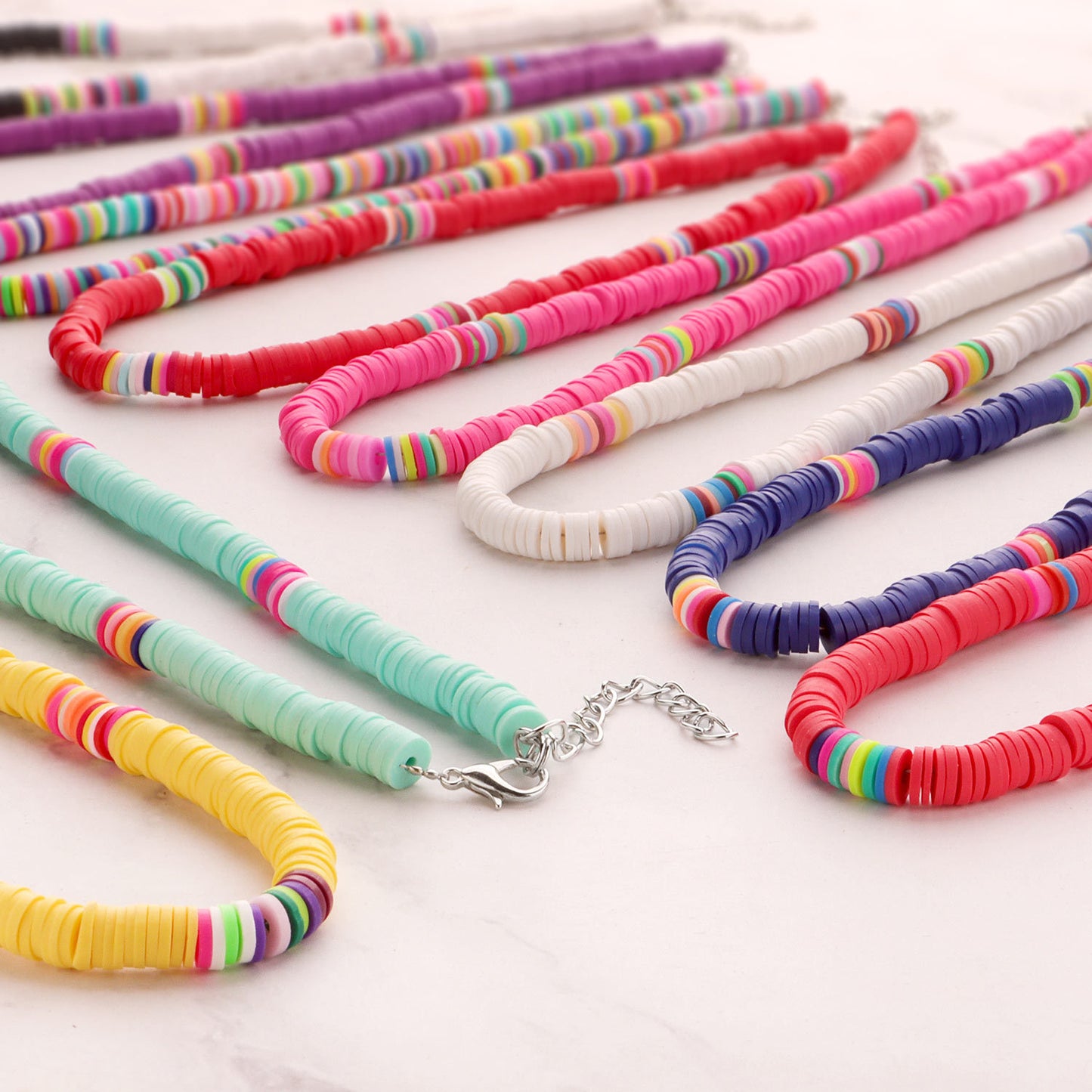 Women's Ornament Casual Style Colorful Polymer Clay Necklaces