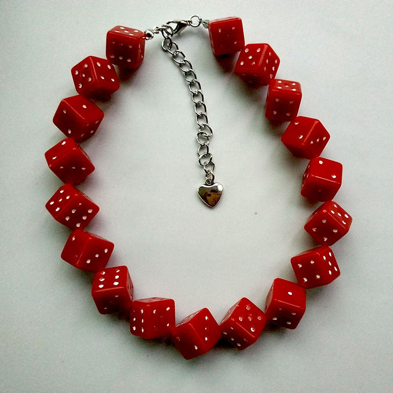 Comfortable Charming Punk Creative Black Dice Rings