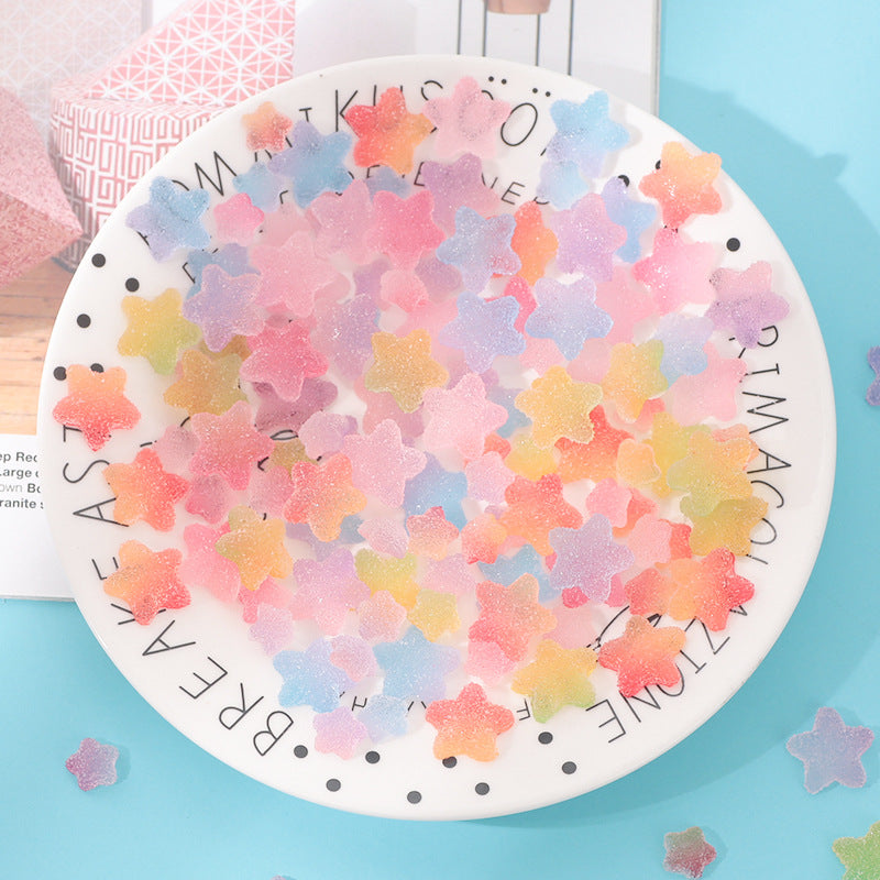 Candy Gradient Resin Glue Cream Phone Case Jewelry Accessories