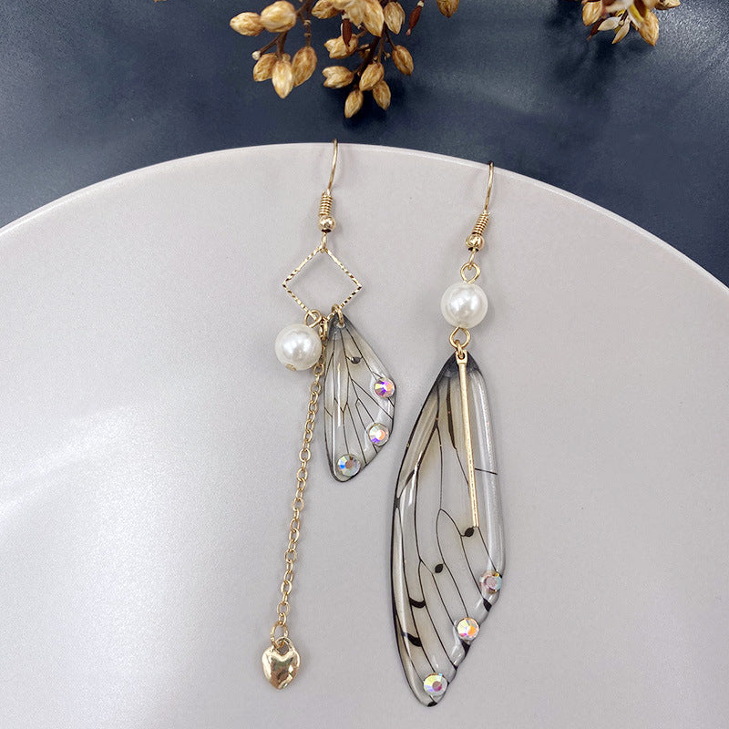 Butterfly Fresh Stylish Simulation Cicada Wing Long Earrings