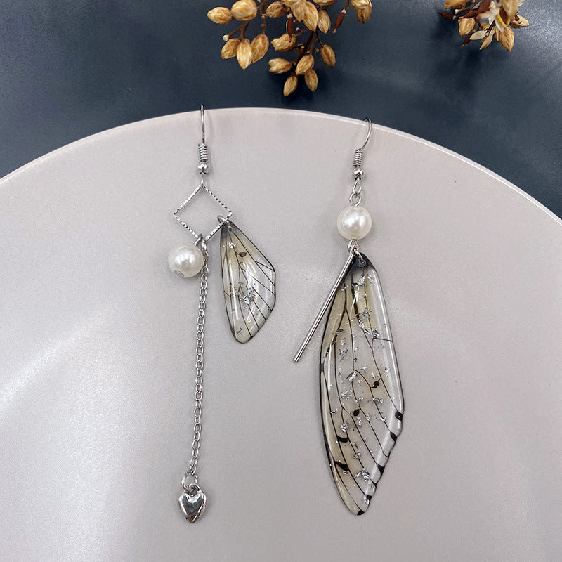 Butterfly Fresh Stylish Simulation Cicada Wing Long Earrings
