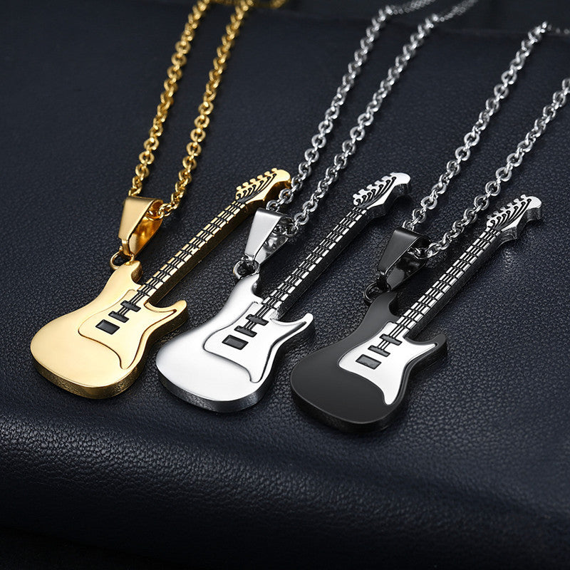 Women's & Men's Hop Titanium Steel Rock Korean Style Personalized Jewelry Necklaces