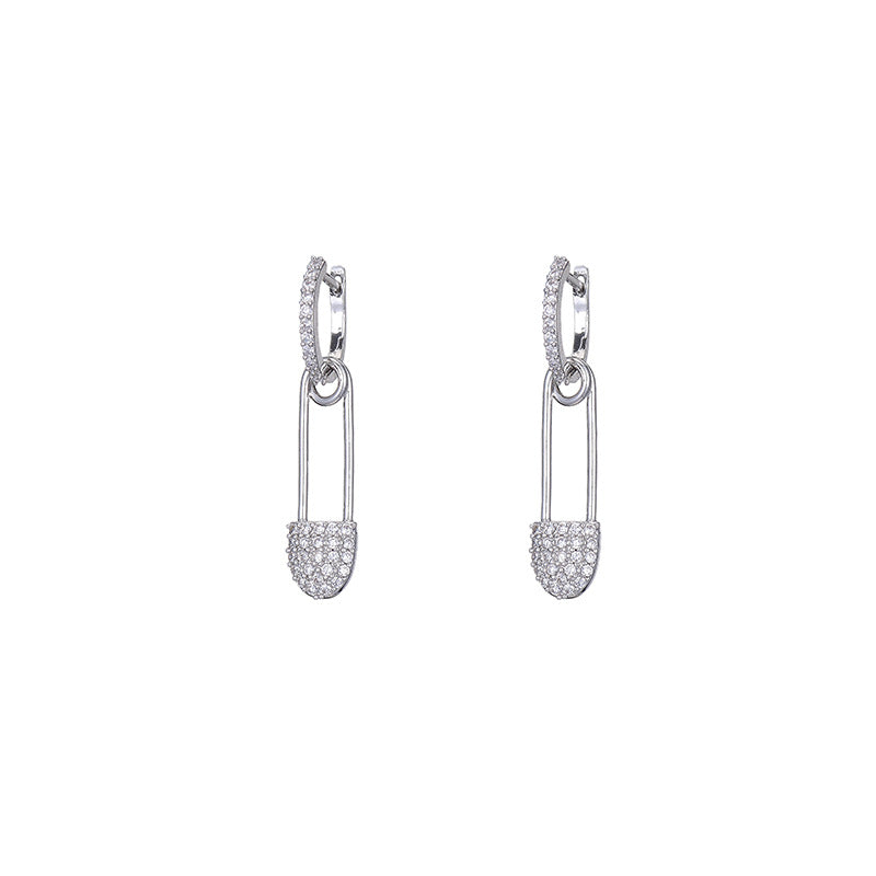 Women's Design Super Shiny Temperament Micro Inlaid Earrings