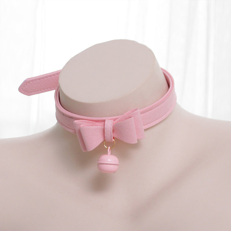 Neck Personality Pink Black Can Be Worn People Collar
